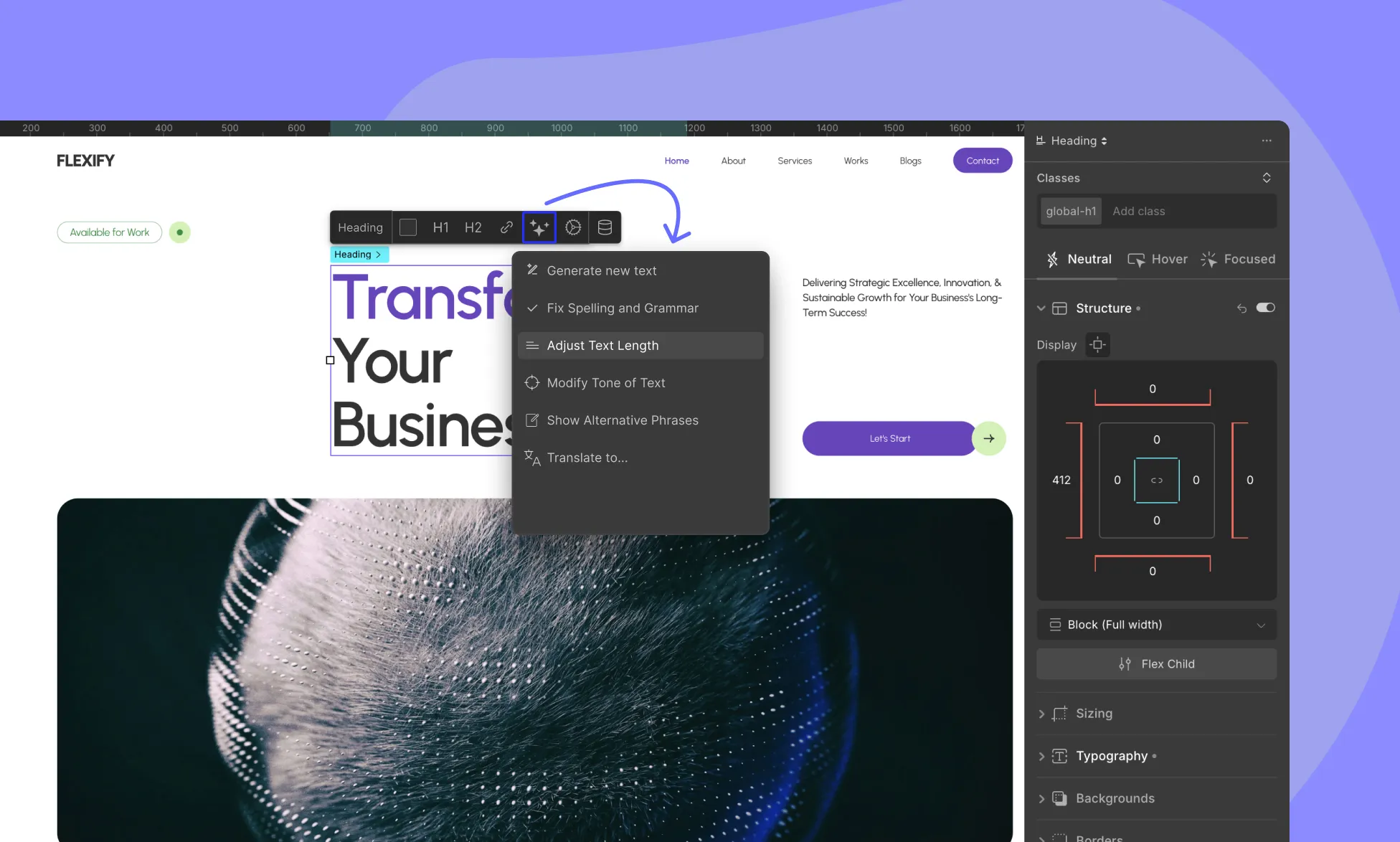 AI-Generated Headings
