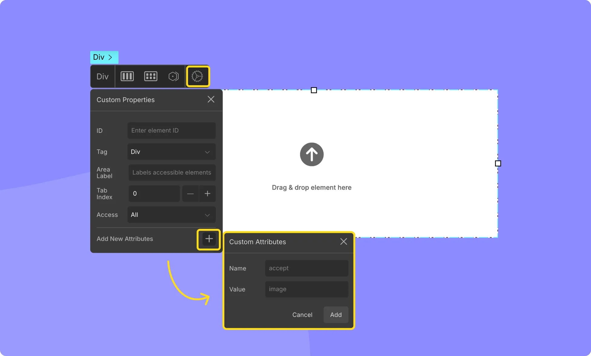 How to Add a Custom Attribute in Droip