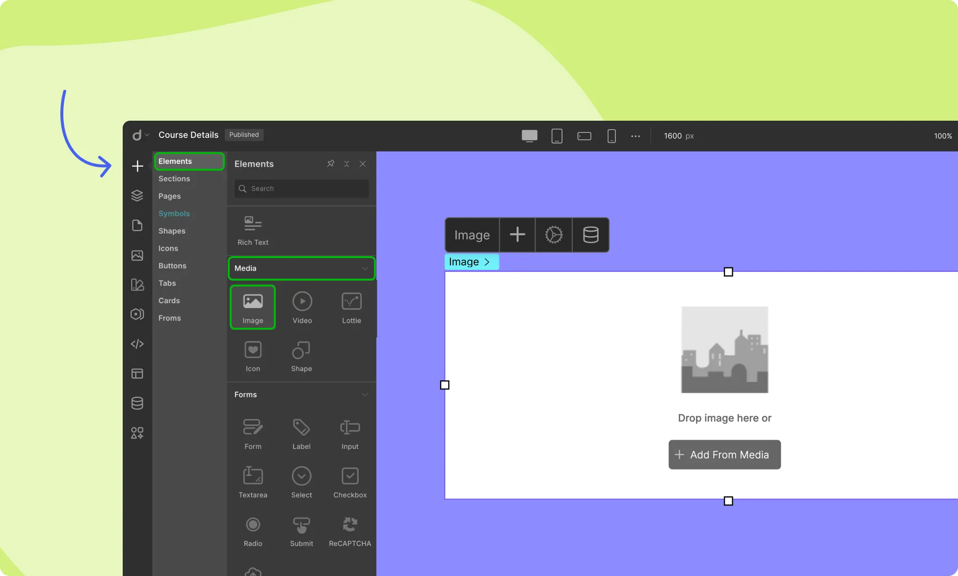 How to Add an Image in Droip