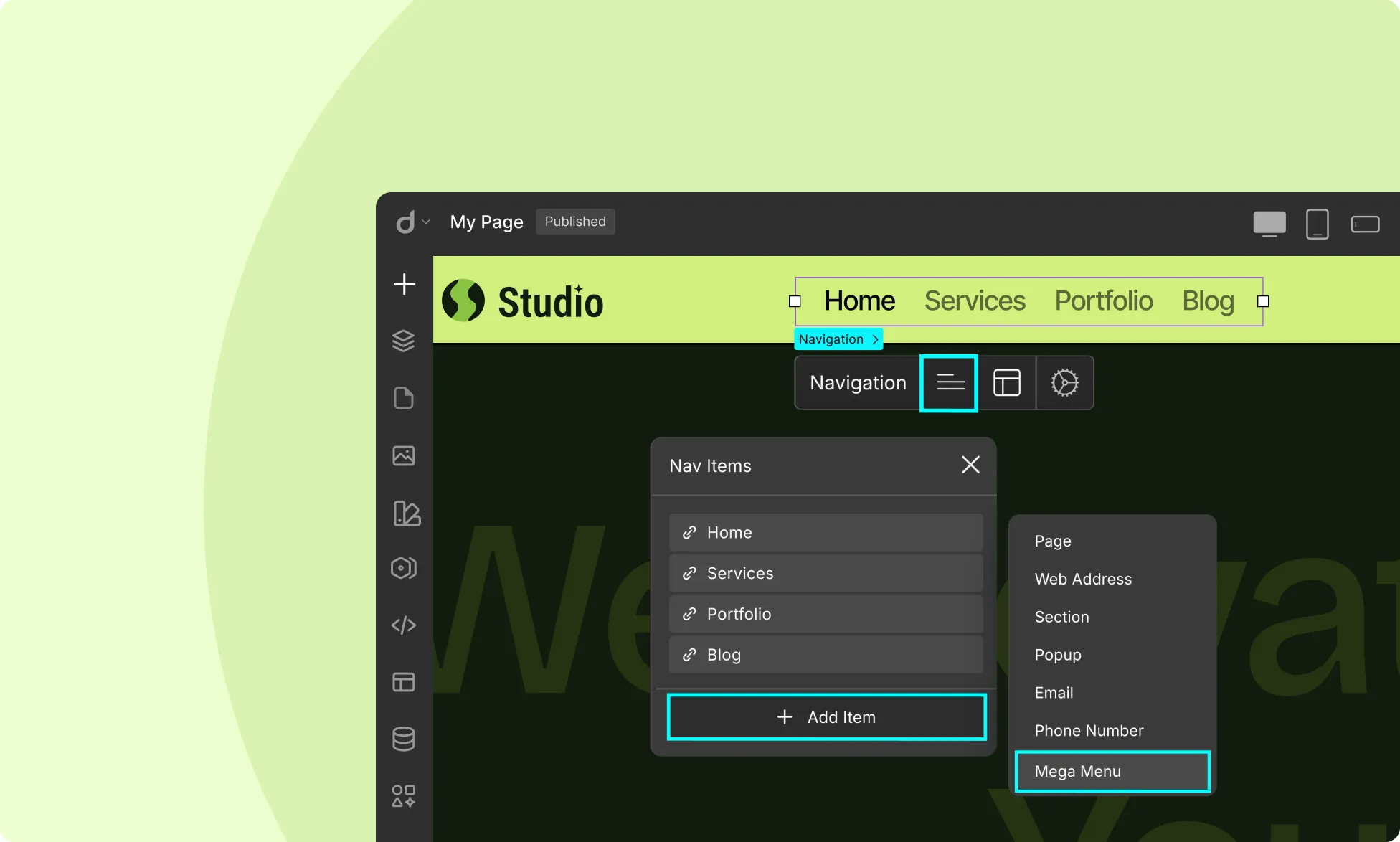 Creating a Mega Menu for Navbar