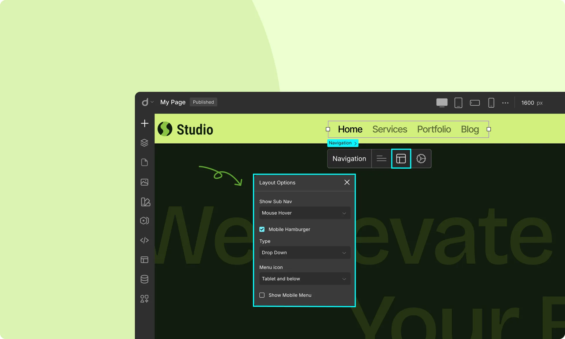 Nav Options