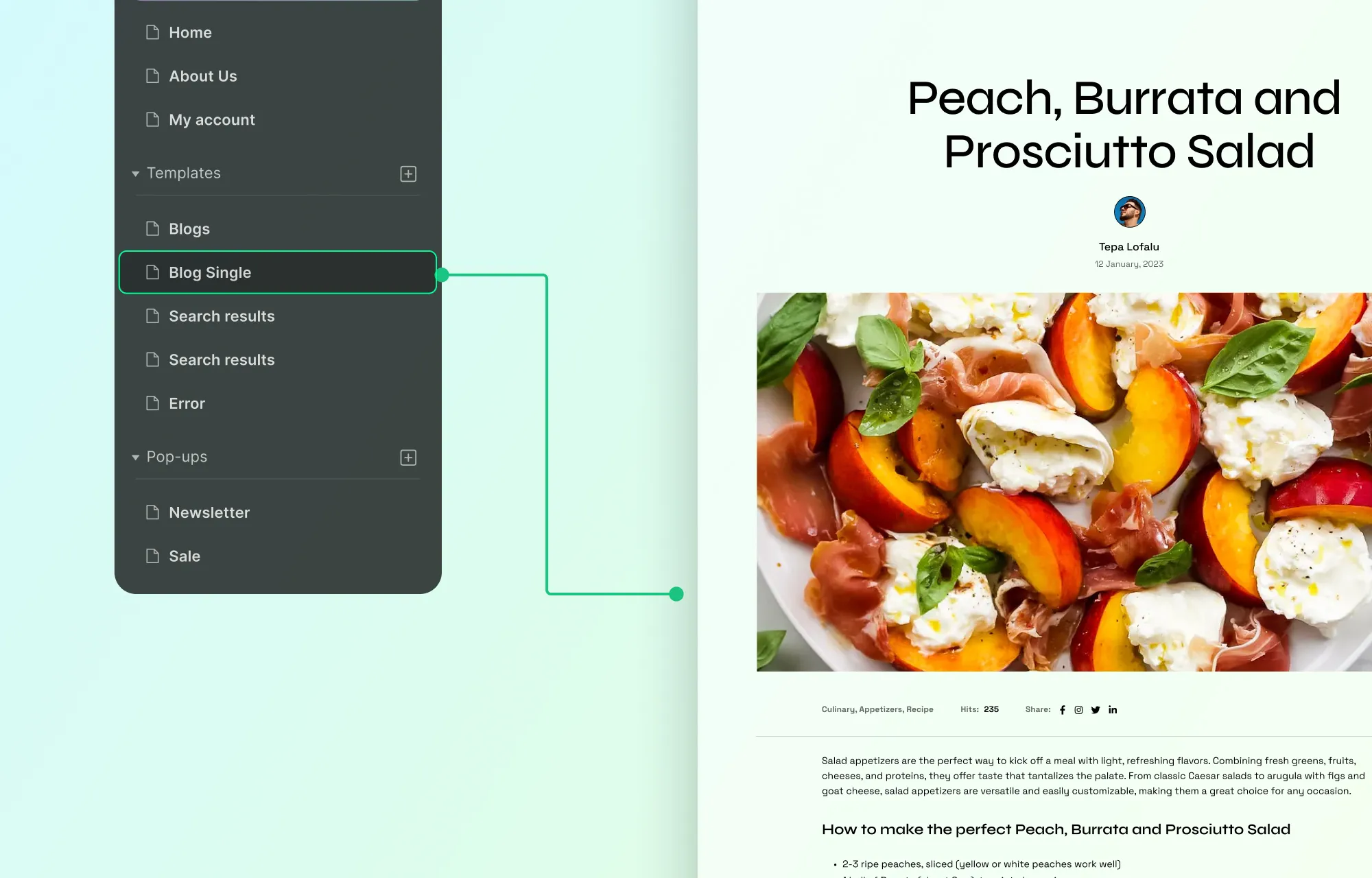 Step 5: Design Your Recipe Template Pages Dynamically