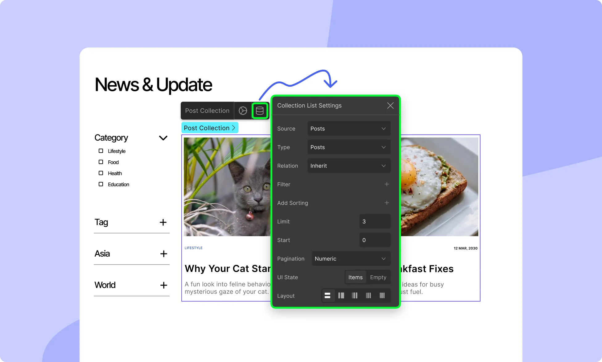 Step 1: Create a Collection for WordPress Posts