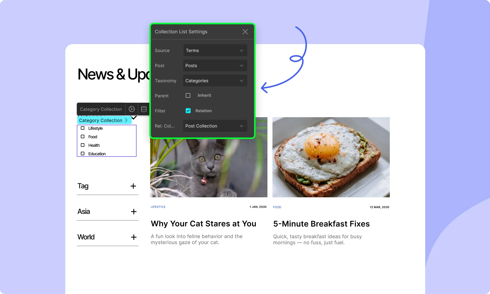Step 3: Configure Collection Settings for the Filter