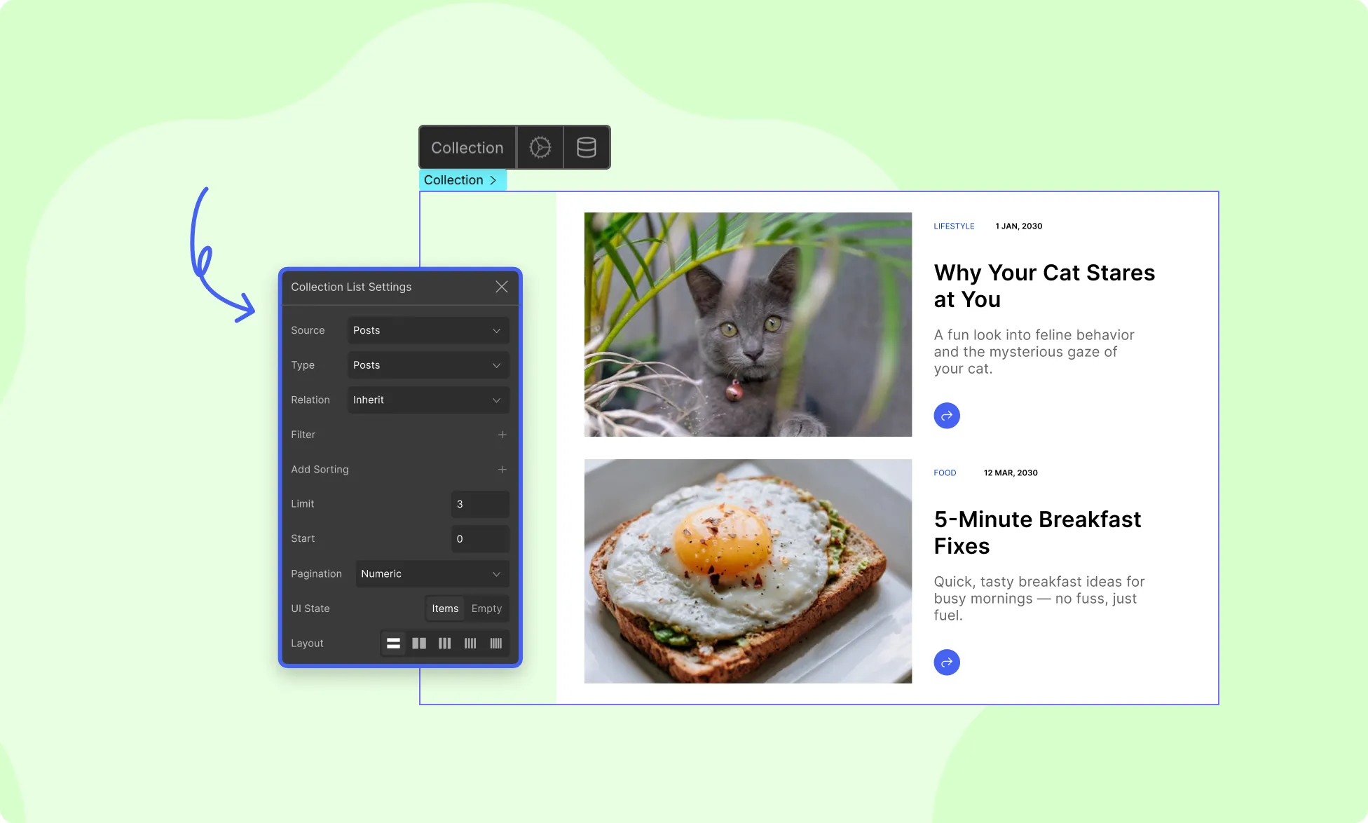 Display Individual User Posts Dynamically