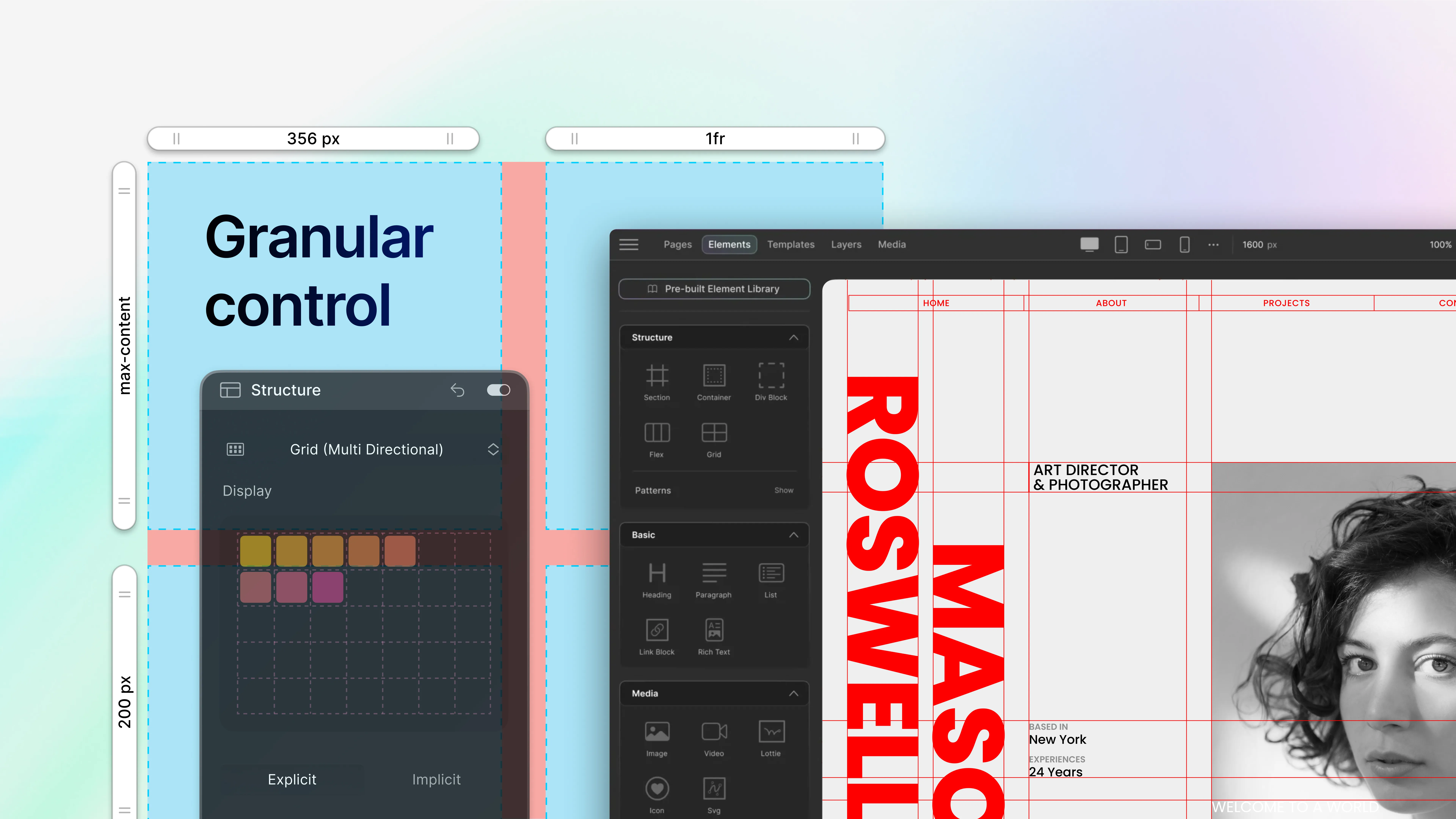 Granular Control for Atomic Level Design