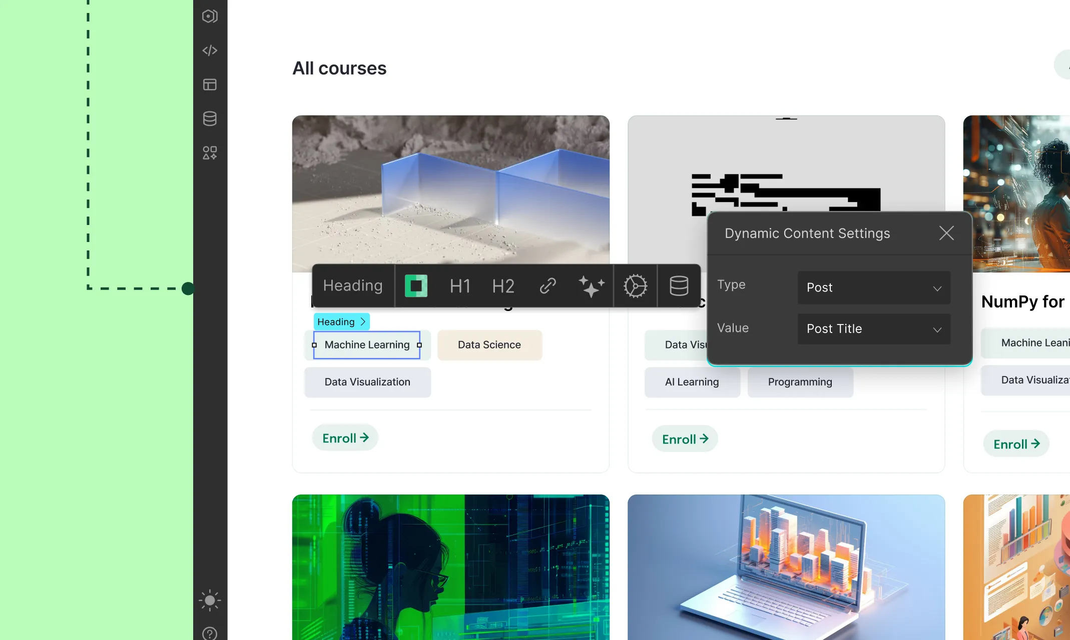 Connect multi-reference field with the design