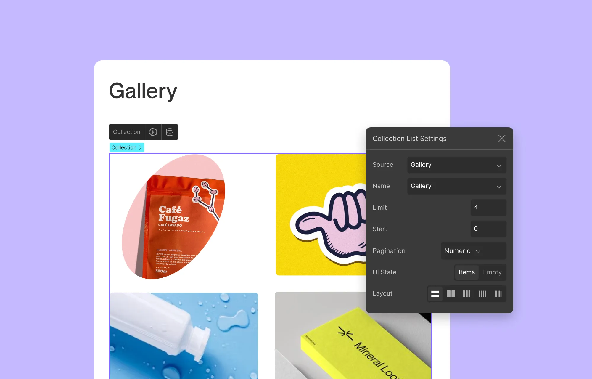 Gallery Field in Droip Content Manager