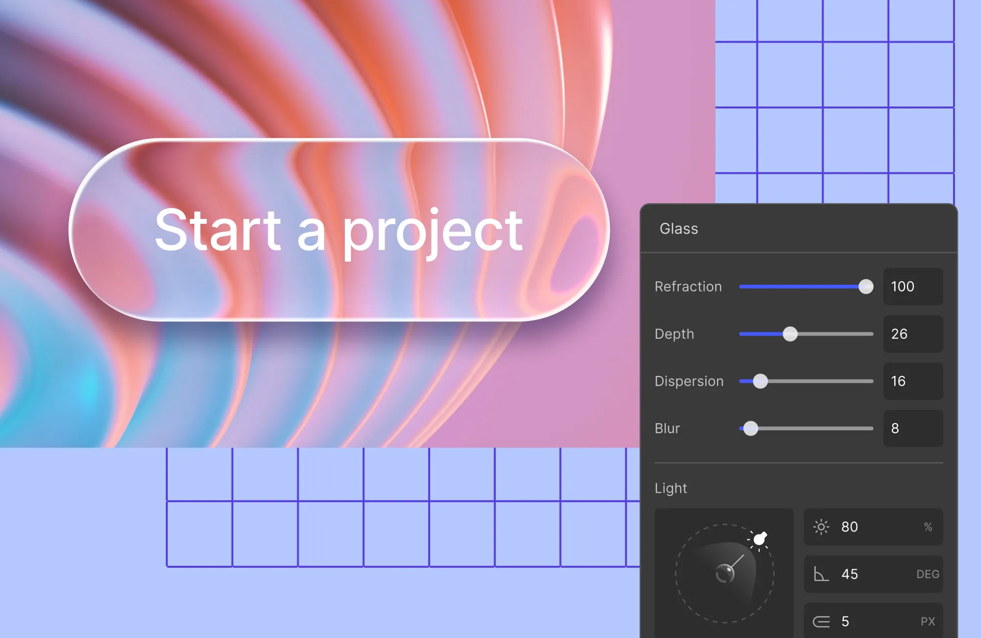 Glass Effect Button Preview