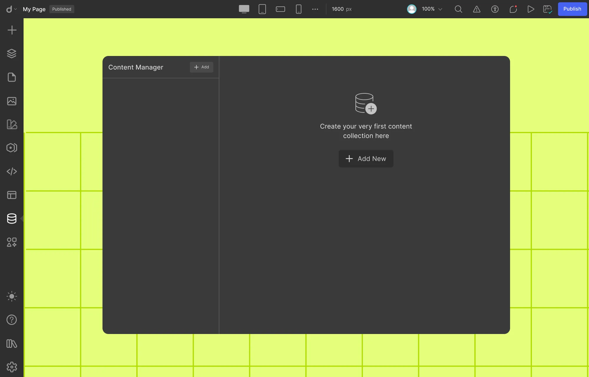 Create New Custom Content Type Collection
