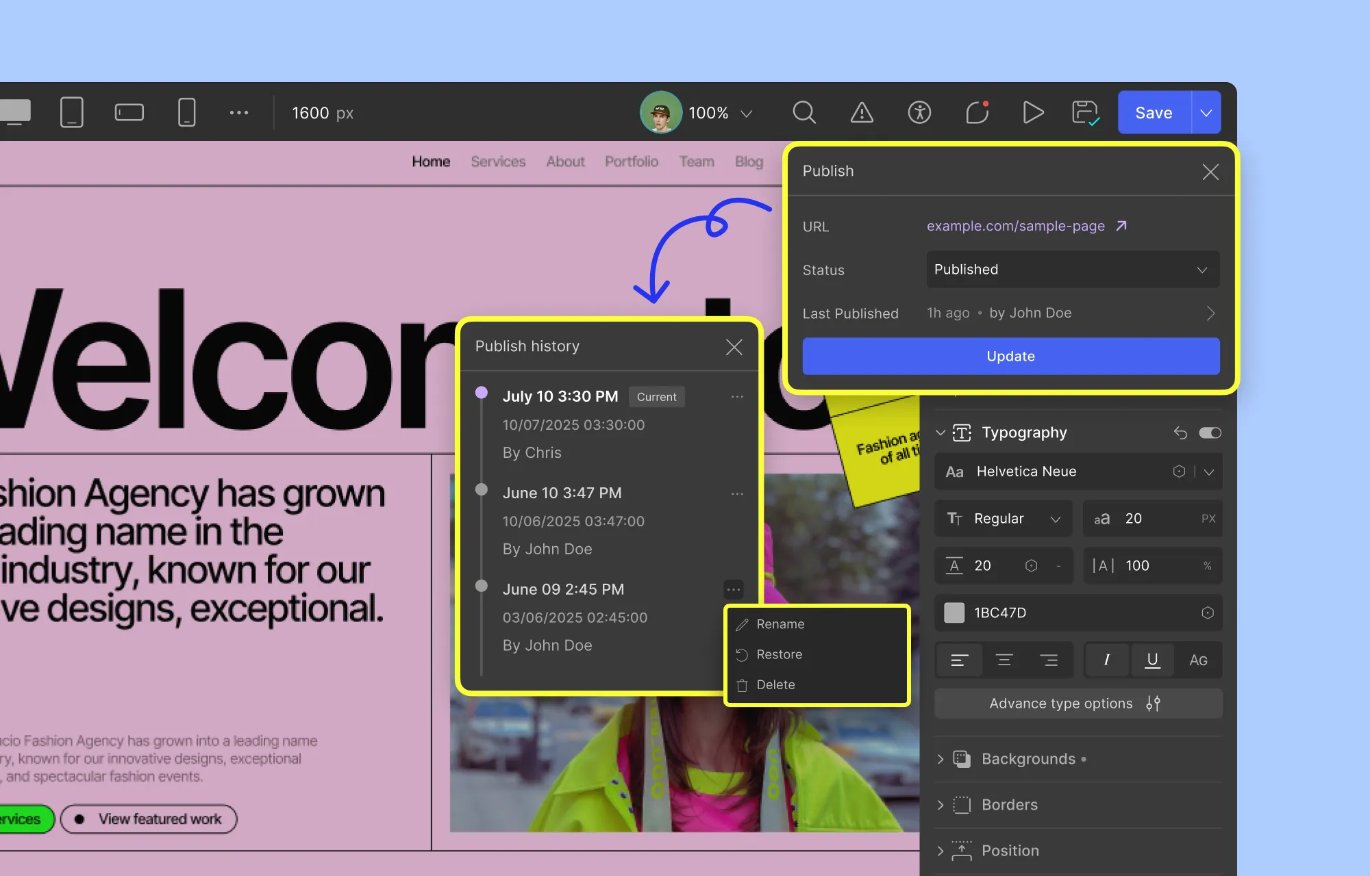 All-New Version History For Pages