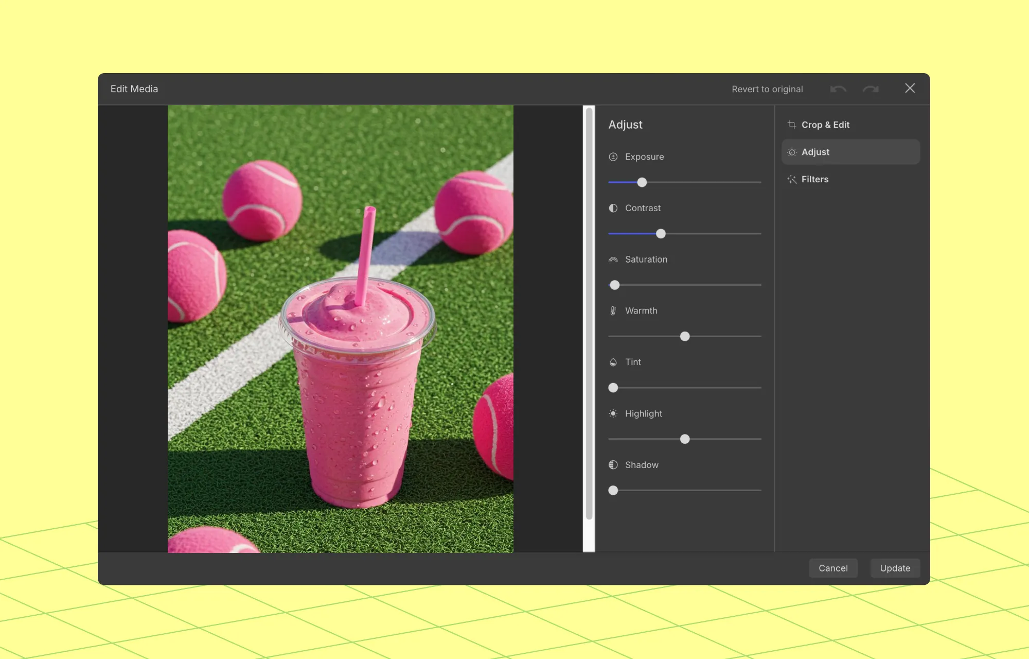 Droip Built-in Image Editor