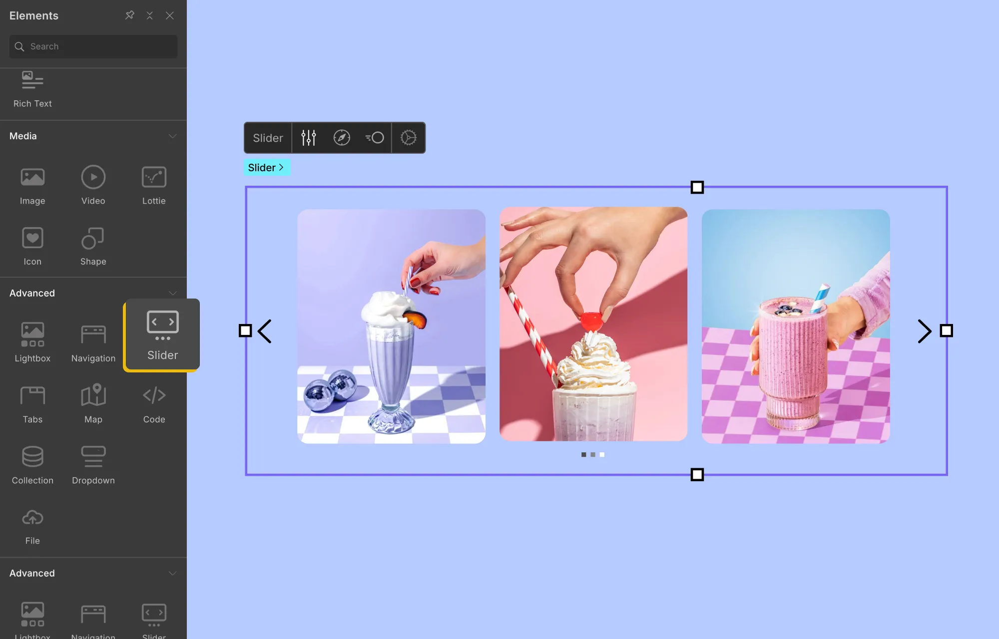 Droip Slider and Carousel